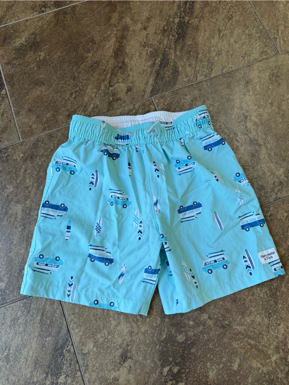 abercrombie kids Light Blue swim trunks